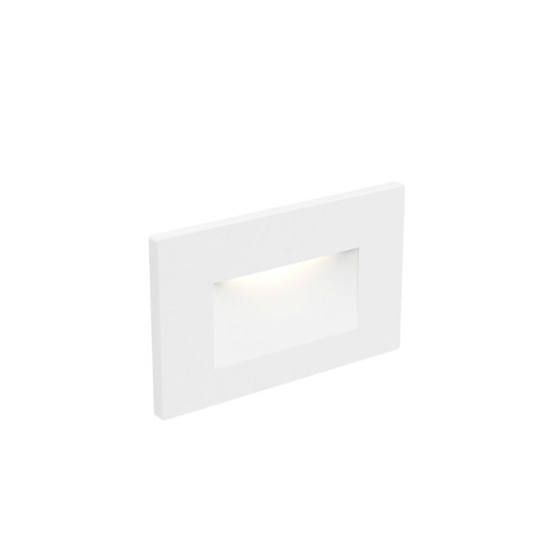 Dals Recessed Horizontal LED Step Light LEDSTEP005D-WH